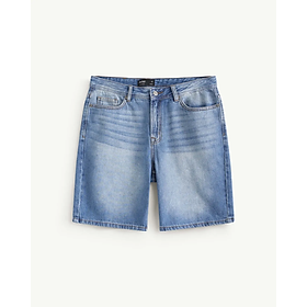 Quần Short Denim Nam Wash Nhẹ Vải mềm Form Straight - ROUTINE 10F24DPS002R1