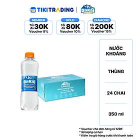 Thùng 24 Chai Nước khoáng kiềm thiên nhiên Dakai 350ml