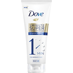 Kem Xả Dove Phục Hồi Hư Tổn 1 Phút Siêu Dưỡng (180ml)