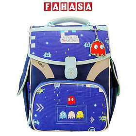 Ba Lô Chống Gù, Siêu Nhẹ Glowy Pixel Buddy - Bebé BBGL-010A - Màu Xanh Dương