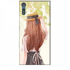 Ốp lưng dành cho điện thoại SONY XZ Phía Sau Một Cô Gái