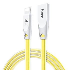 Mua Cáp Lightning Led 1.2m Hoco U9 +Tặng Gía Đỡ Điện Thoại (Hàng chính hãng)