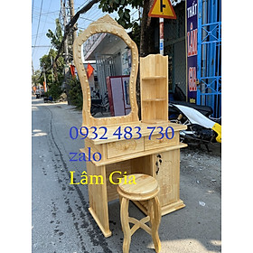 Mua Bàn trang điểm phòng ngủ siêu đẹp - bền gỗ thông BTDGT-QB