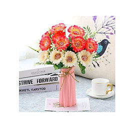Mua Hoa lụa vải-Để bàn&Bình
