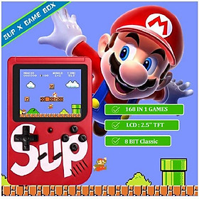 Mua { Free Ship } MÁY CHƠI GAME 4 NÚT CẦM TAY SUP GAME BOX 400 IN 1 PLUS -dc3390