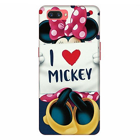 Ốp Lưng Dành Cho Điện Thoại Oppo A3S - I Love Mickey