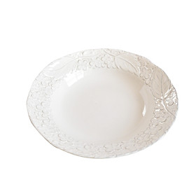 Mua Đĩa sứ sâu lòng Kiyohara  họa tiết Fleur  KT 24.4x24.3xH5.6cm