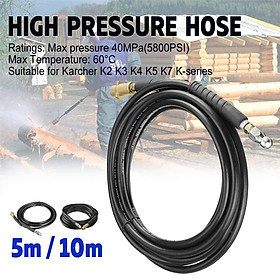Pressure Washer Brass Karcher K2 K3 K4 Compatible Drain Sewer Cleaning Hose-10M