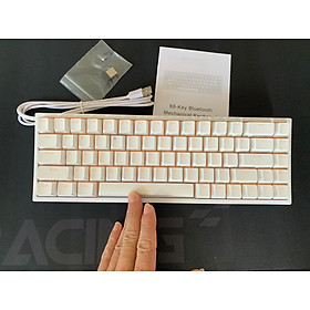 Mua Bàn phím cơ GZ68 RGB 3 modes hotswap white - Hàng chính hãng