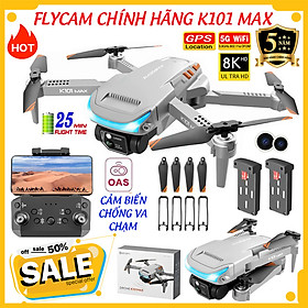 Mua Flycam 4K K101 Max Tránh Vật Cản  Định Vị G.P.S  Máy Bay Không Người Lái 4 Cánh Điều Khiển Từ Xa Camera Kép 5G