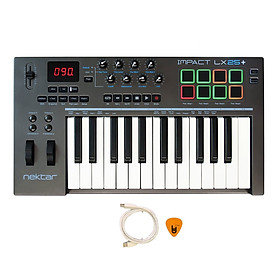 Mua Nektar Impact LX25+ Midi Keyboard Controller 25 Phím Cảm ứng lực Bàn phím sáng tác - Sản xuất âm nhạc Producer LX25 Hàng Chính Hãng - Kèm Móng Gẩy DreamMaker