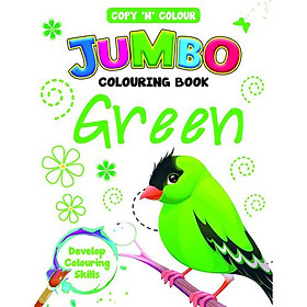 Jumbo Colouring Book: Green