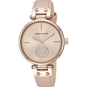 Đồng hồ nữ Anne Klein đính pha lê Swarovski dây da Nhập Khẩu Mỹ