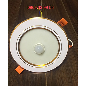 Mua  CHÍNH HÃNG  Đèn Âm Trần Cảm Biến Chuyển động 12W Phi 110mm Đèn Âm Trần Cảm Biến Ánh Sáng  Điện220V