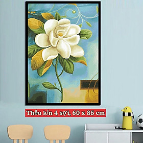 Mua  Thêu 4 sợi  Tranh thêu chữ thập Hoa sứ J8062  kích thước 60 x 85 cm