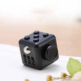 Fidget Cube khối vuông thần kì giảm stress - Màu đen