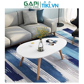 Bàn trà sofa hình trứng phong cách Bắc Âu, bàn trà decor hiện đại tạo điểm nhấn cho không gian thương hiệu GAPI GP55