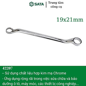 Mua Cờ lê hai đầu vòng 19x21mm SATA 42207 - Hàng chính hãng