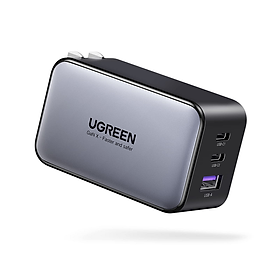 Mua Củ sạc nhanh Ugreen 65W GaN 2 Type-C 1 USB-A CD244- hàng chính hãng