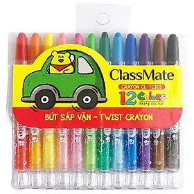 Bút Sáp Vặn Classmate TC101 - 12 Màu