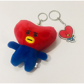 Móc khóa TATA BT21 BTS combo 2 móc