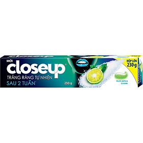 Kem Đánh Răng Dạng Gel Close Up Trắng Răng Muối Biển & Chanh (230g)