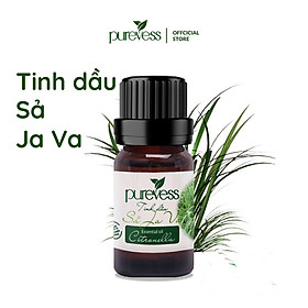 Hình ảnh Tinh dầu Sả Java Purevess, thiên nhiên nguyên chất, giúp thư giãn và đuổi muỗi. 10ml