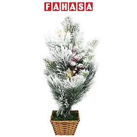 Cây Thông Mini Cước Đầu Loa Phủ Tuyết - Trang Trí Noel 60 cm - Chaang Chiia LP-19HN-60cm