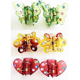 Set 6 Kẹp Tóc Nữ Càng Cua Nhỏ (ngẫu nhiên)