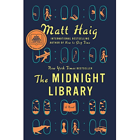 Ảnh bìa Sách - The Midnight Library : A Novel by Matt Haig (US edition, hardcover)