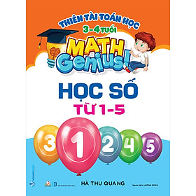 Hình ảnh Thiên Tài Toán Học (3 - 4 Tuổi) - Học Số Từ 1-5