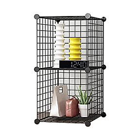 Mua Kệ Sắt  Lưới Sắt  Kệ  Kệ Sách  Kệ Sắt Lắp Ghép Sơn Tĩnh Điện Đa Năng Lắp Ghép Thông Minh 2 Ô