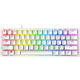 Bàn phím cơ Razer Huntsman Mini 60% Optical Gaming Keyboarrd Clicky Purple Switch Mercury - Hàng Chính Hãng