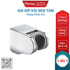 Giá Đỡ Vòi Sen Tắm Pimisi PCS-101 Điều Chỉnh Gập Hướng Tay Sen Cài Cho Vòi Hoa Sen Tắm Gắn Tường Mạ Màu Inox Sáng Bóng Dễ Vệ Sinh | Hàng Chính Hãng
