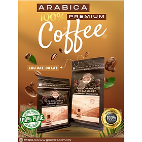 Cà phê Arabica Cầu Đất, Đà Lạt - 100% cà phê nguyên chất dạng rang xay 250 g