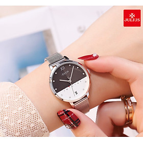 Đồng hồ nữ JULIUS JA1100 dây thép