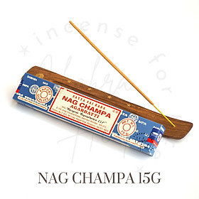 NAG CHAMPA Satya Incense - Nhang và Nụ Trầm Ấn Độ - Mùi Hương Dùng Trong Thiền Định l Chakra Heal Incense