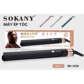 Máy duỗi ép là uốn tóc SOKANY SK-1920 công suất 45W, làm nóng nhanh, là tóc, ép tóc siêu thẳng - HÀNG CHÍNH HÃNG