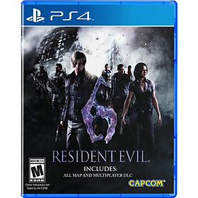 Đĩa game PS4 Resident Evil 6