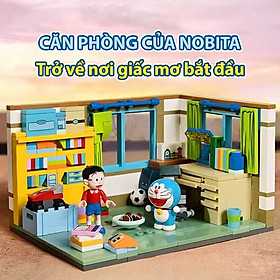 Đồ Chơi Lắp Ghép Mô Hình Căn Phòng Ngủ Của Nobita Trong Doraemon