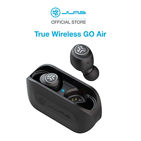 Tai nghe Bluetooth TWS không dây Jlab Go Air thời gian nghe 20H có sạc nhanh EQ3 Sound chuẩn IP44 tích hợp dây sạc - Hàng chính hãng bảo hành đổi mới 2 năm