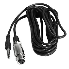 6.35mm (1/4) TRS to XLR Female Jack Cable Wire for Microphone Computer