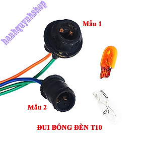 Hình ảnh Đui bóng đèn T10 xi nhan, soi biển, demi, báo số ô tô xe máy