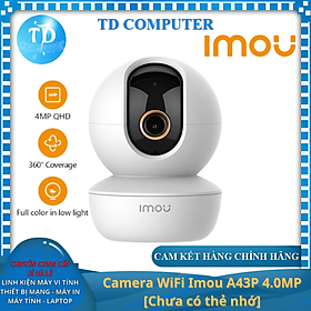 Mua Camera WiFi Imou A43P 4.0MP  Chưa có thẻ nhớ  Chuẩn QHD Đàm thoại 2 chiều Quan sát ngày đêm - Hàng chính hãng DSS phân phối