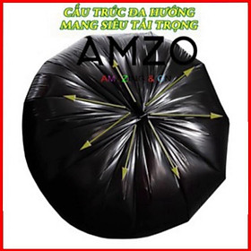 Mua 3 cuộn (1kg) túi đựng rác đen  bao rác tự phân hủy sinh học AMZO
