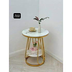 Mua Bàn decor T02-CT Tundo mặt đá sang trọng hiện đại