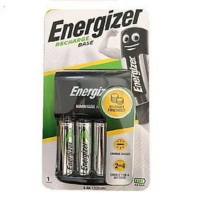 Máy sạc Pin ENERGIZER CHVC4 (kèm 4 viên pin sạc AA 1300 mAh) (Bao bì mới)
