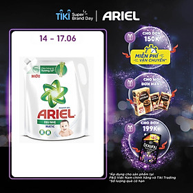 Nước giặt Ariel Dạng Túi Dịu Nhẹ Cho Da Nhạy Cảm 2.15kg