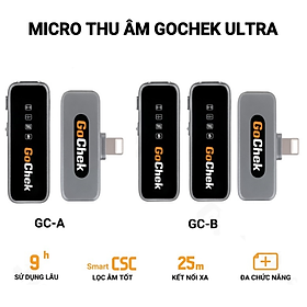 Mua Micro thu âm không dây Sothing Gochek GC-A/B ULTRA khử tiếng ồn khi live  quay video  ghi âm cho điện thoại  máy tính- Hàng Chính Hãng
