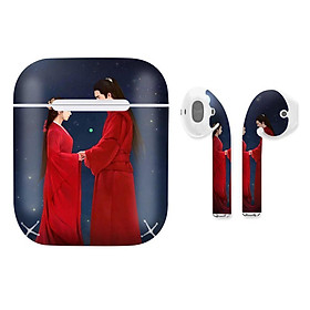 Mua Miếng dán skin cho AirPods in hình Cổ phong - acp006 (AirPods  1 2  Pro  TWS  i12)